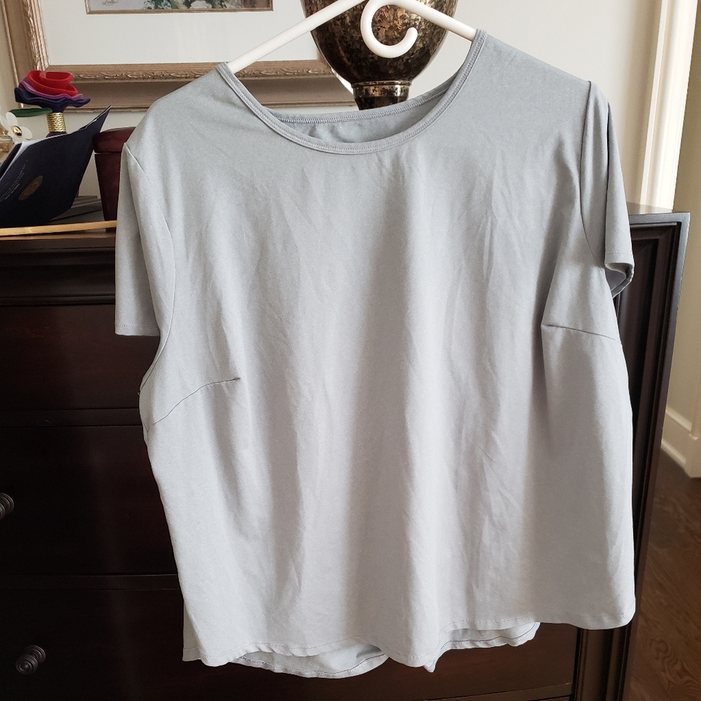 All in motion T Shirt, 1x, gray